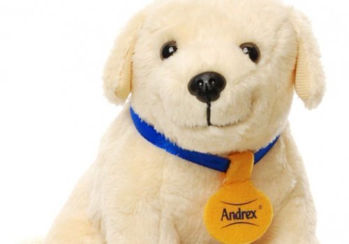 WIN 1 of 75 giant Andrex soft toy puppies