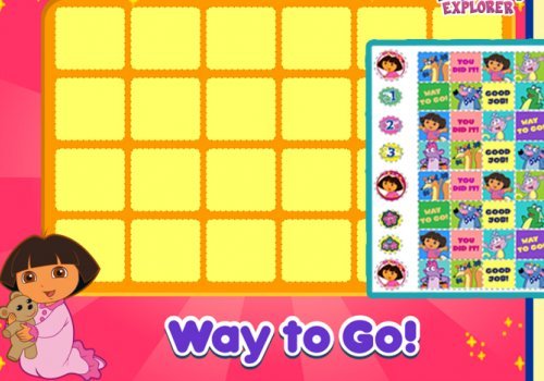 Dora Potty Training Charts Printable